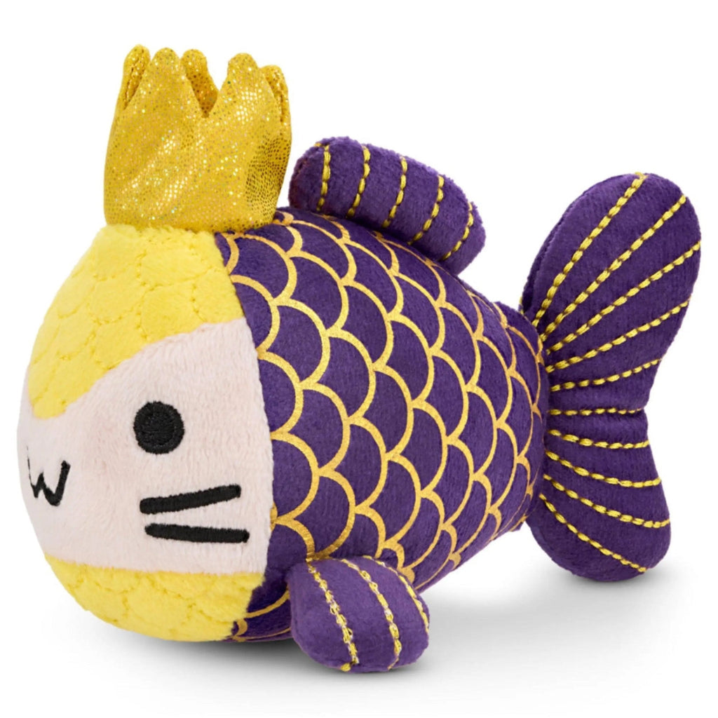 The Catnip Queen's Royal Catch - a Designer Fish Catnip Toy for Cats.